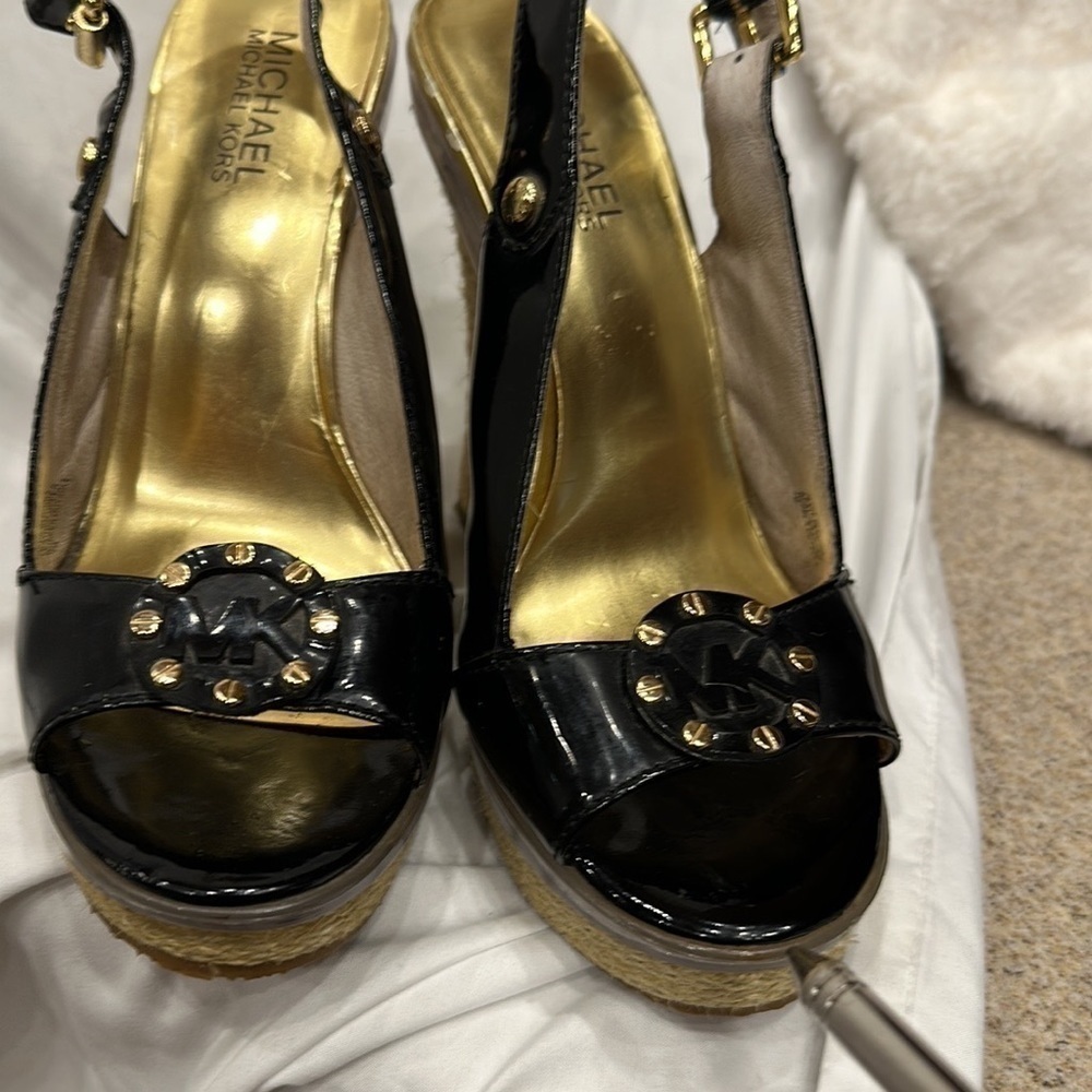 MICHAEL Michael Kors Open Toe Wedge Women's Shoes size 7M - Picture 3 of 12